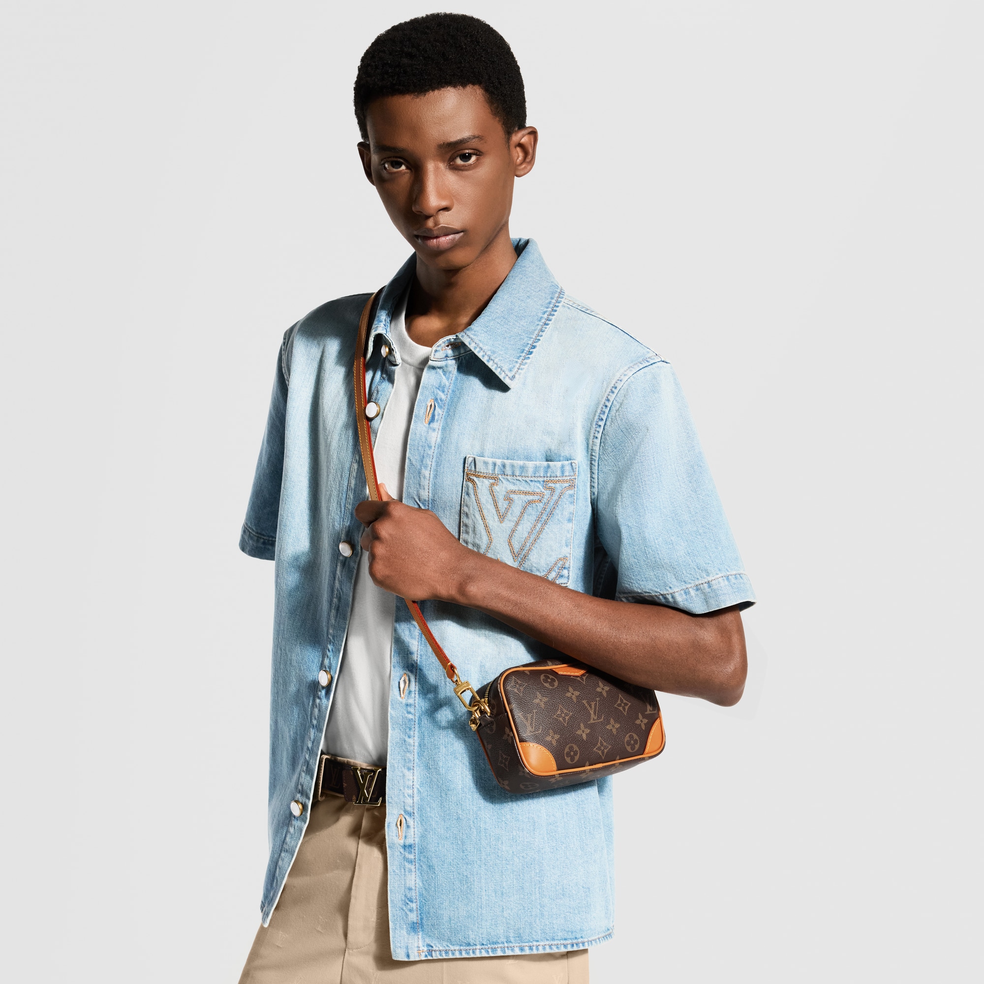 Trocadéro Wearable Wallet Monogram Archive - Men Small Leather
